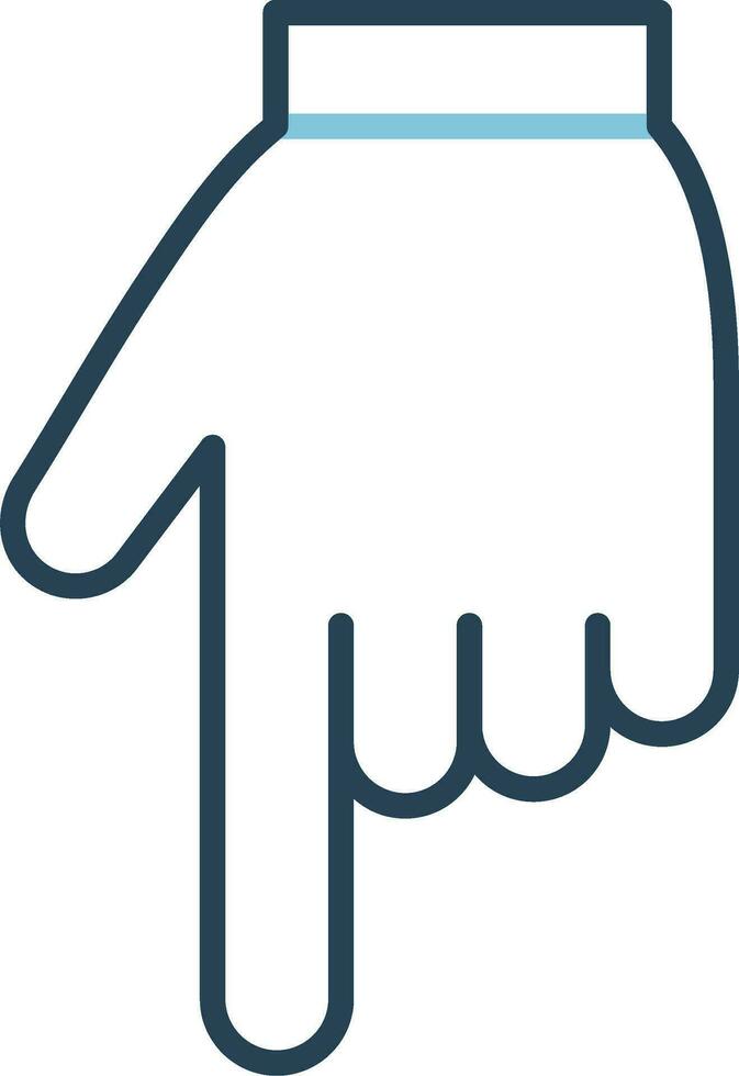 Down Vector Icon
