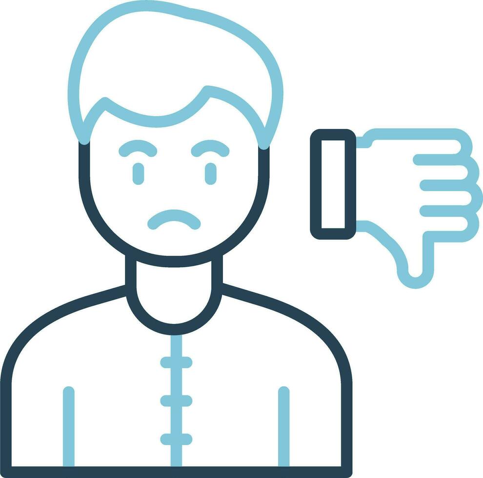 Dissatisfaction Vector Icon