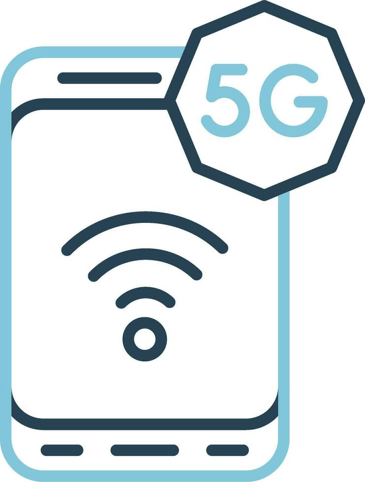 icono de vector de 5g