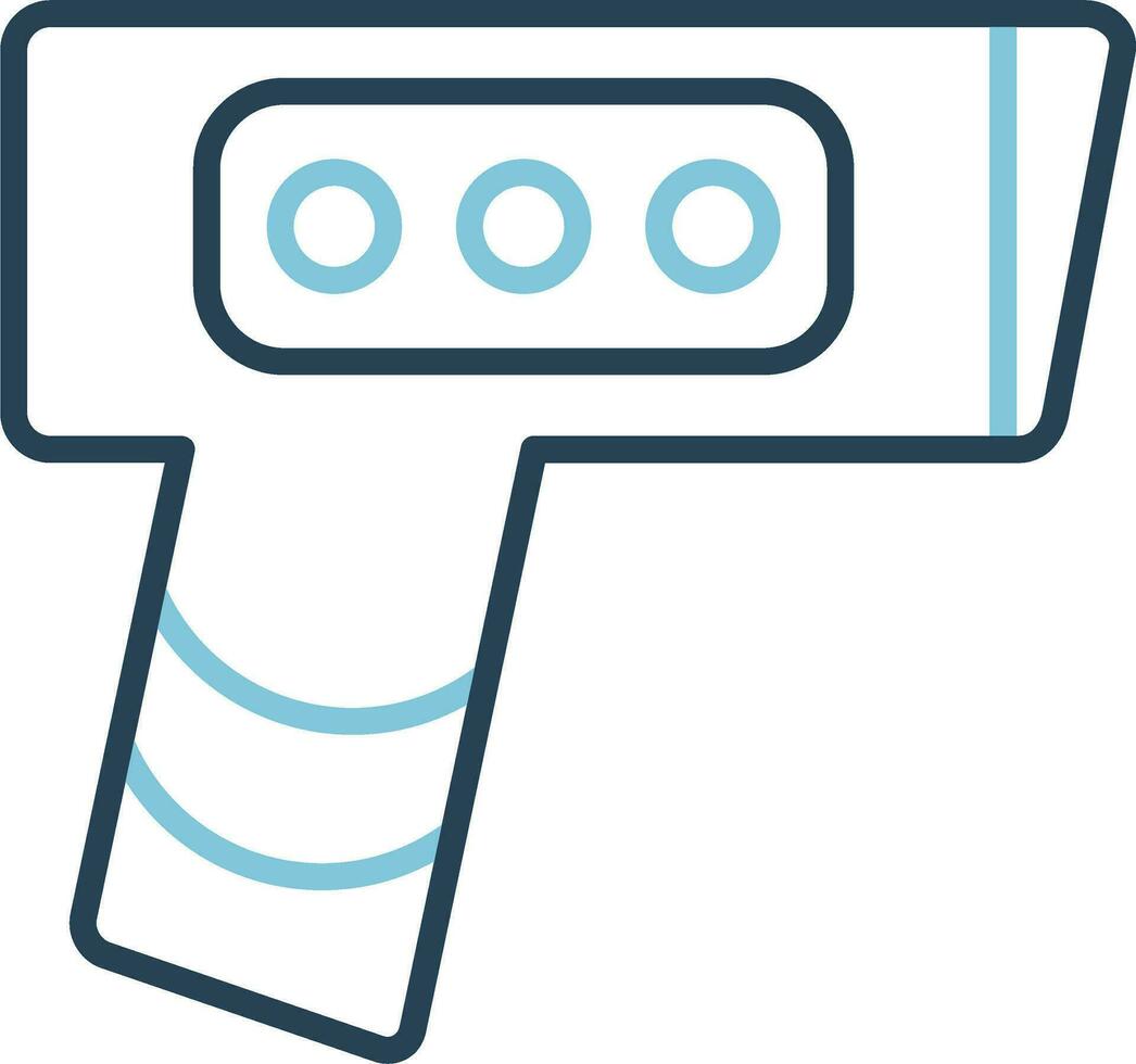 Thermometer Gun Vector Icon