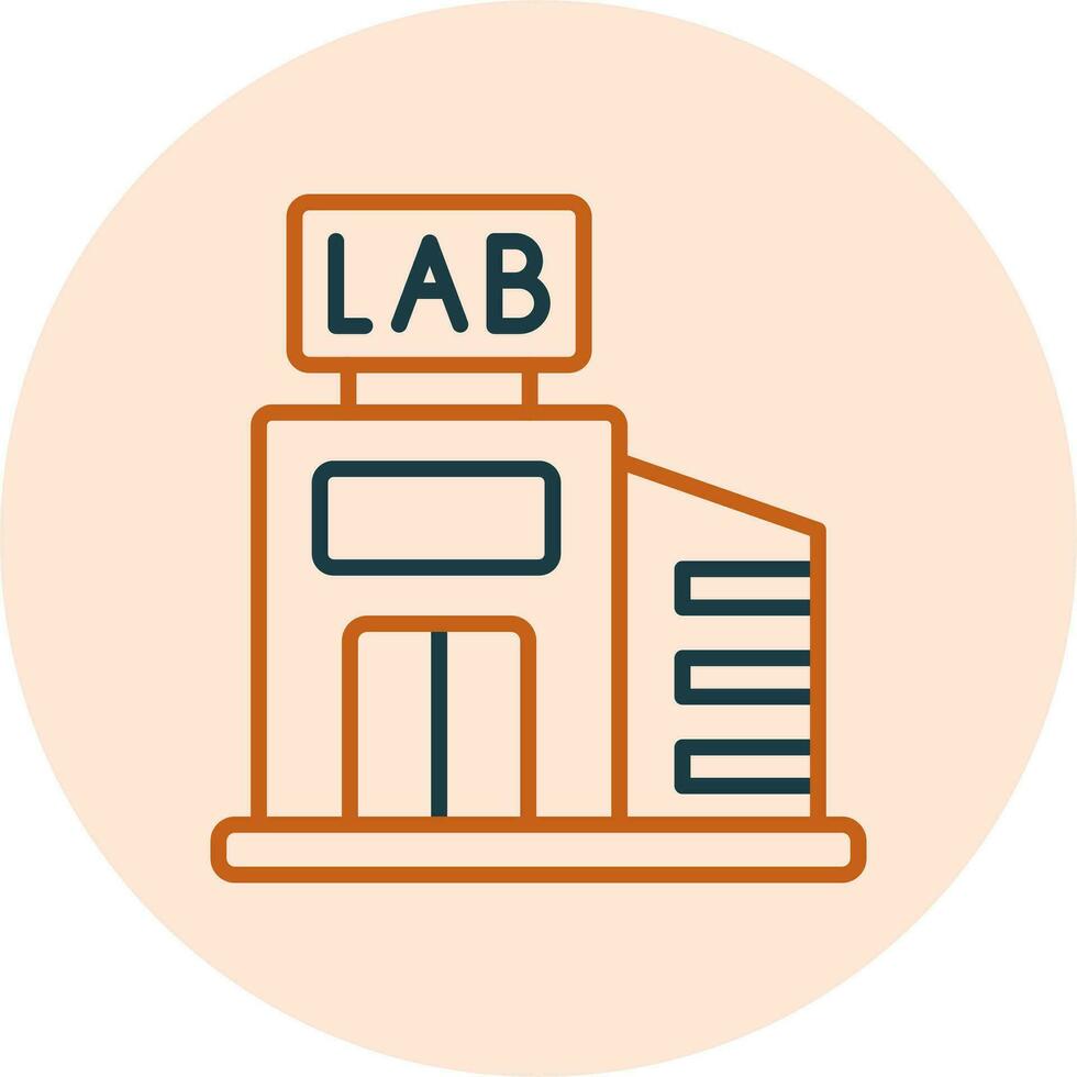 icono de vector de laboratorio