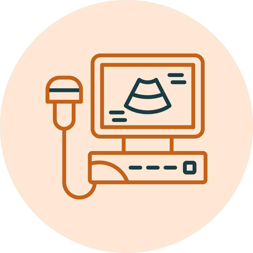 Ultrasonography Vector Icon
