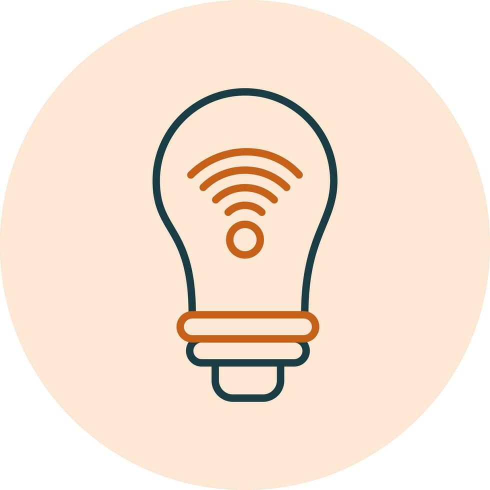 Smart Bulb Vector Icon