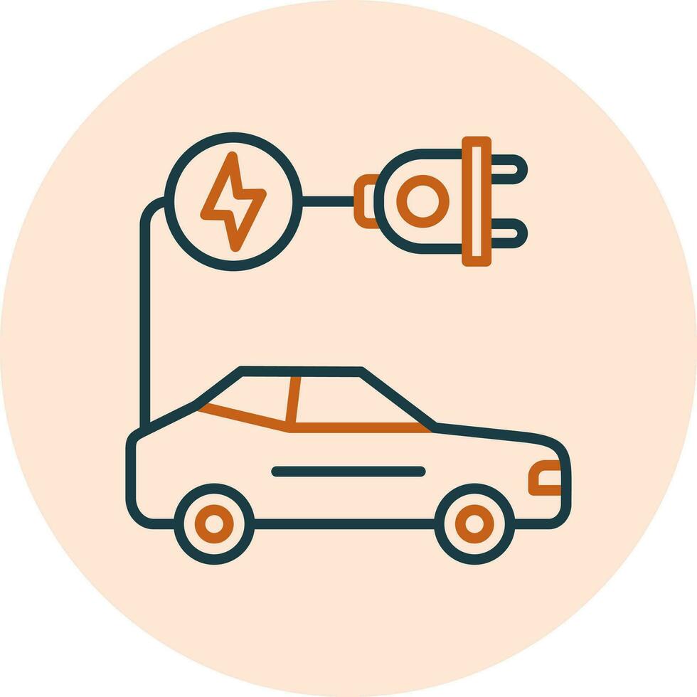 electric car Vector Icon