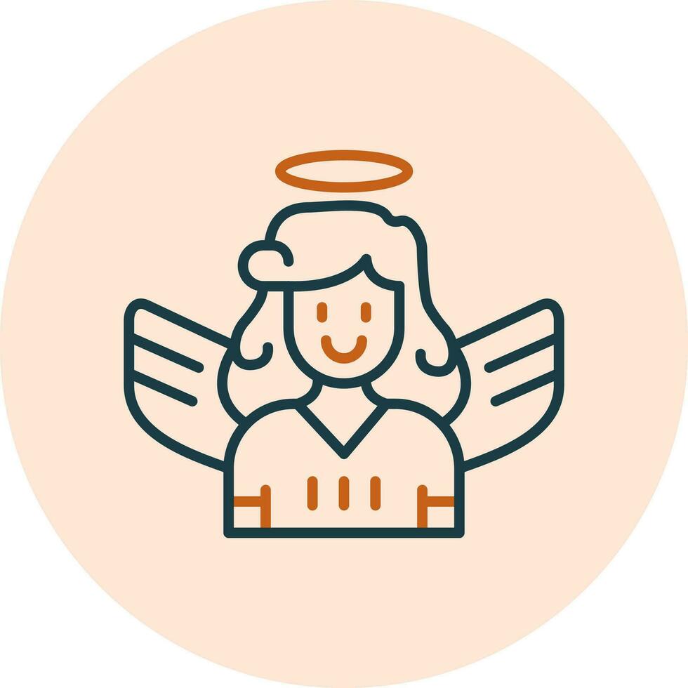 ángel vector icono