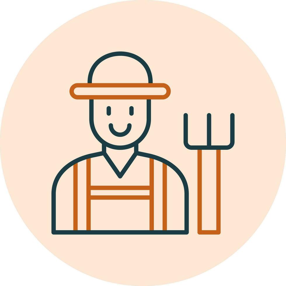 Farmer Vector Icon