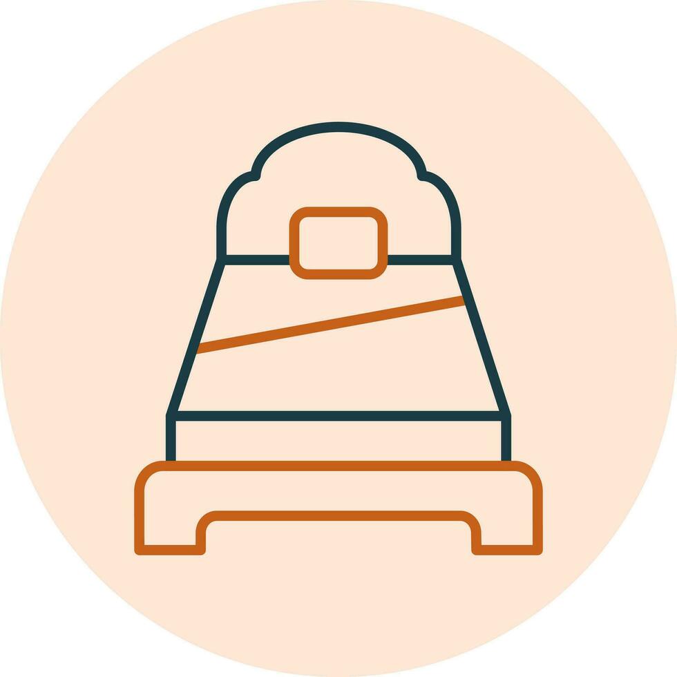 Single Bed Vector Icon