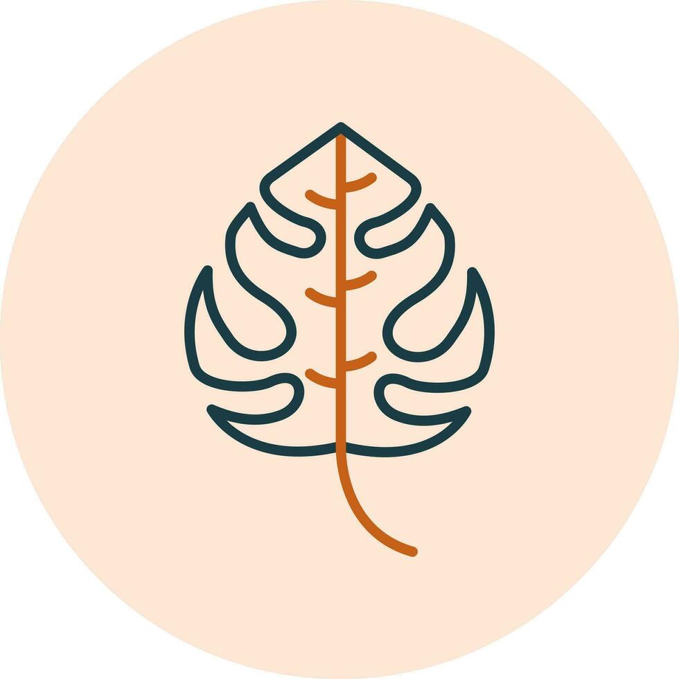 monstera vector icono