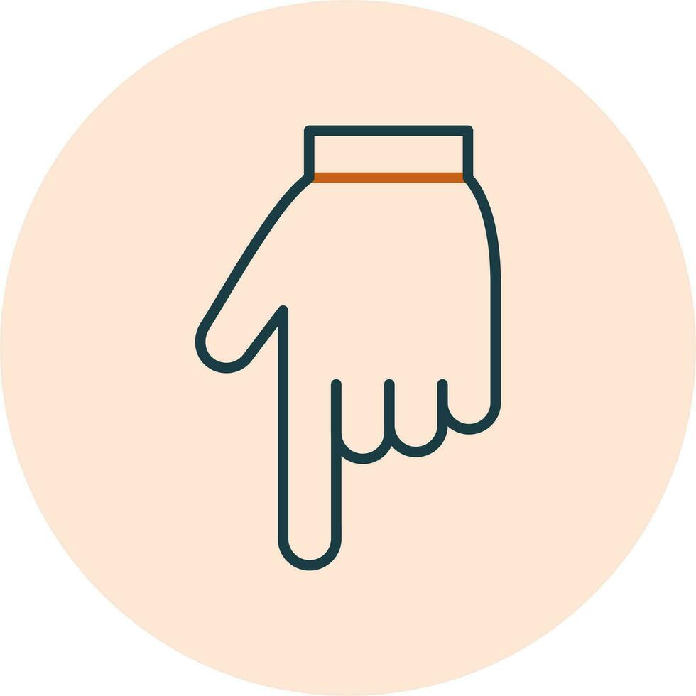 Down Vector Icon
