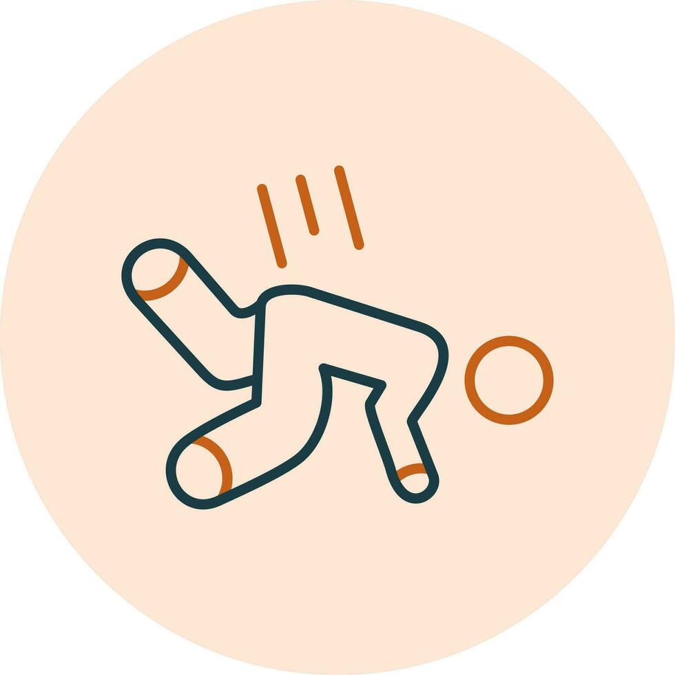 Falling Down Vector Icon