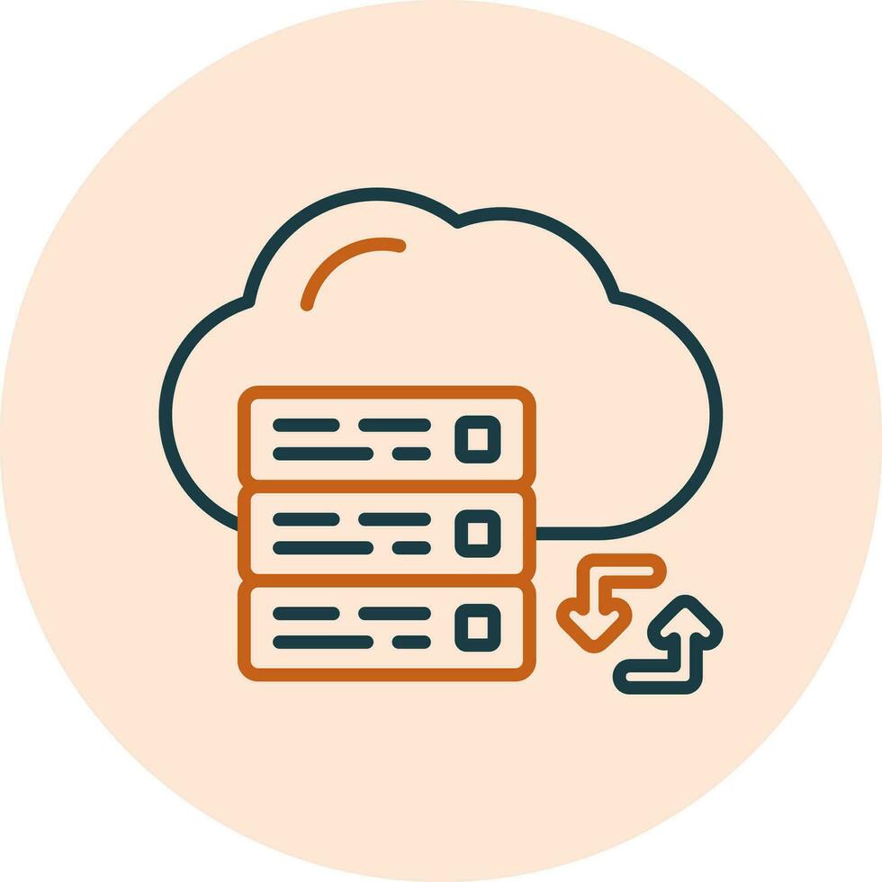 Data Storage Vector Icon