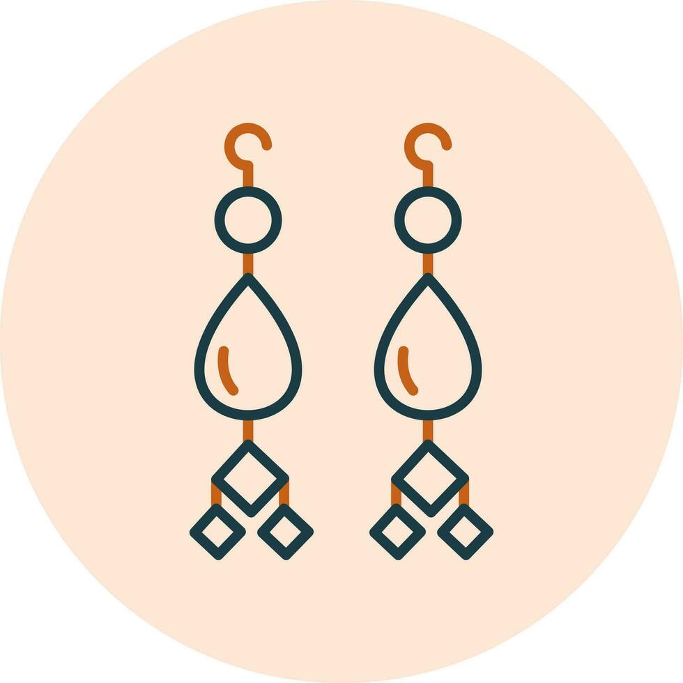 Earrings Vector Icon