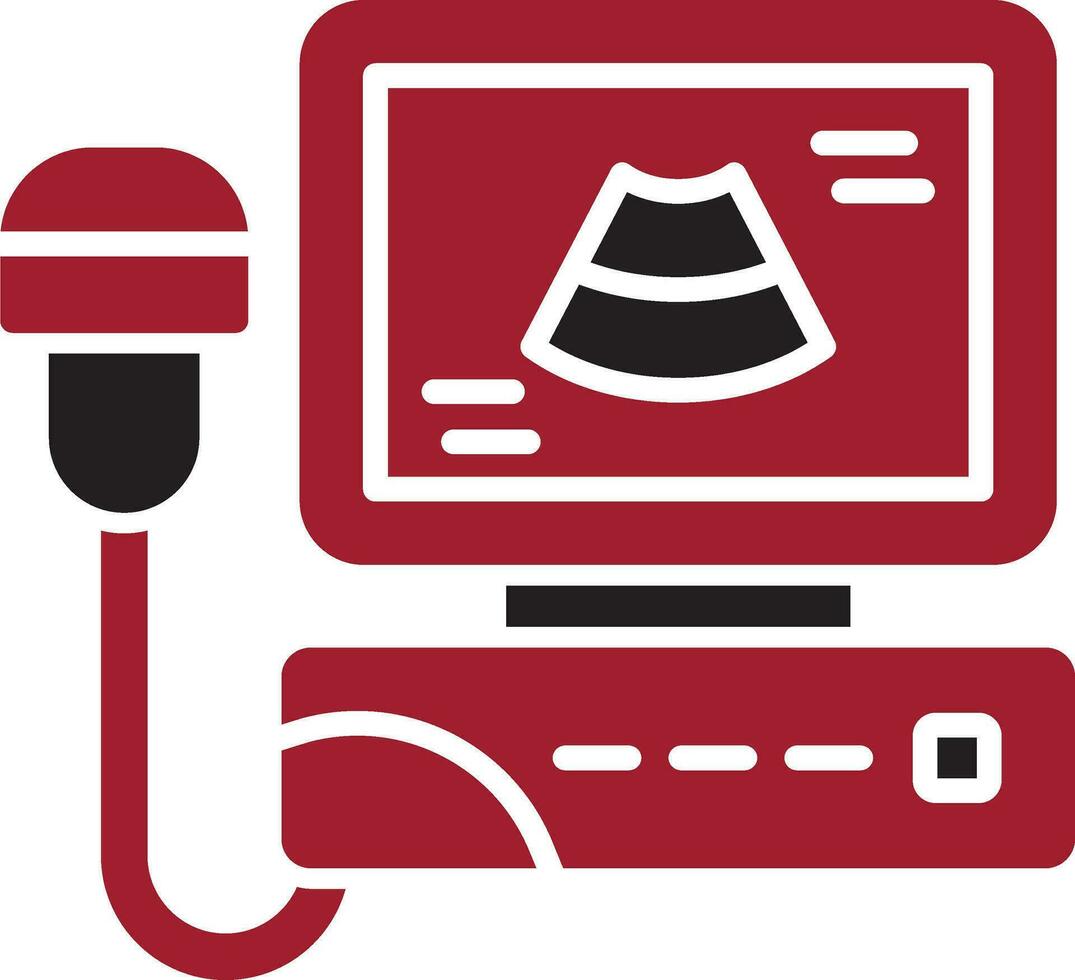 Ultrasonography Vector Icon