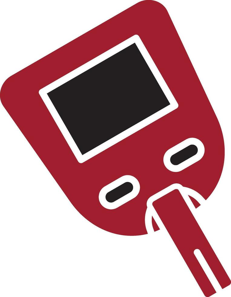 Glucose Meter Vector Icon