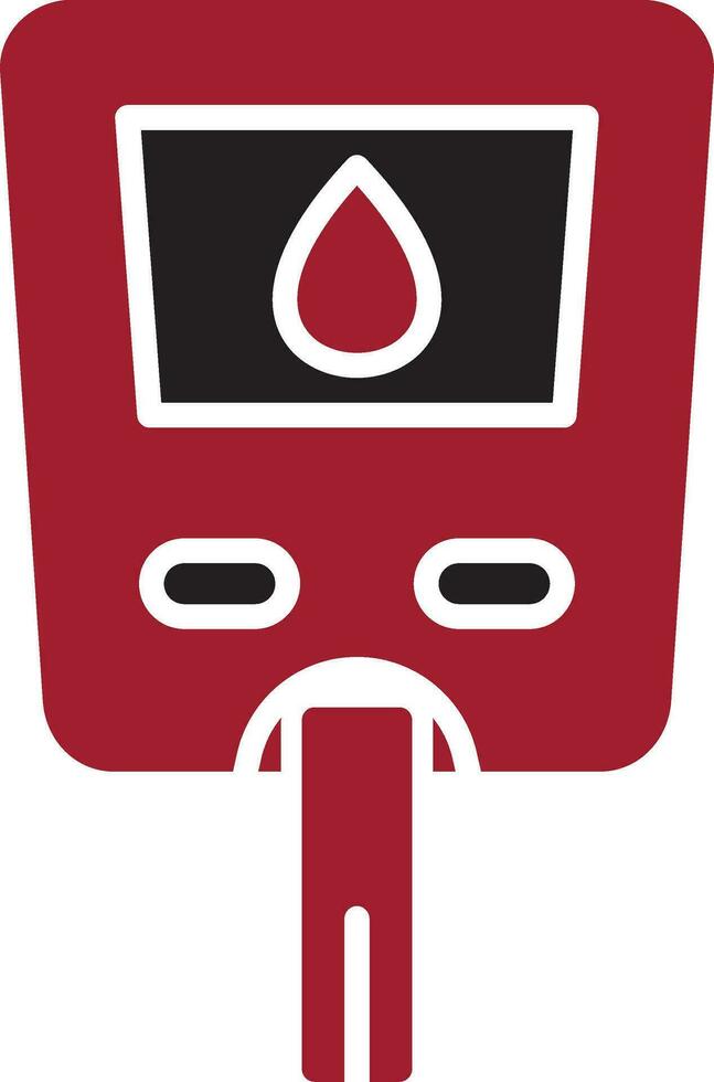 Glucose Meter Vector Icon