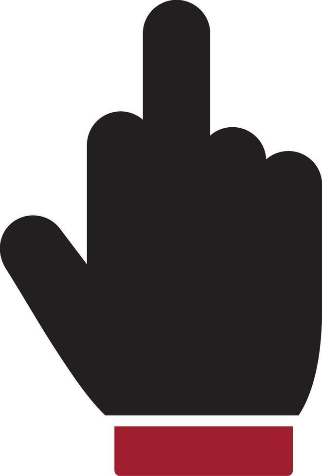 Middle Finger Vector Icon