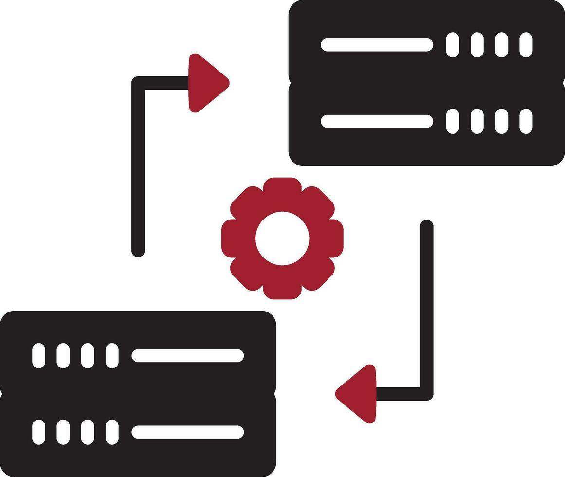 Data Synchronization Vector Icon