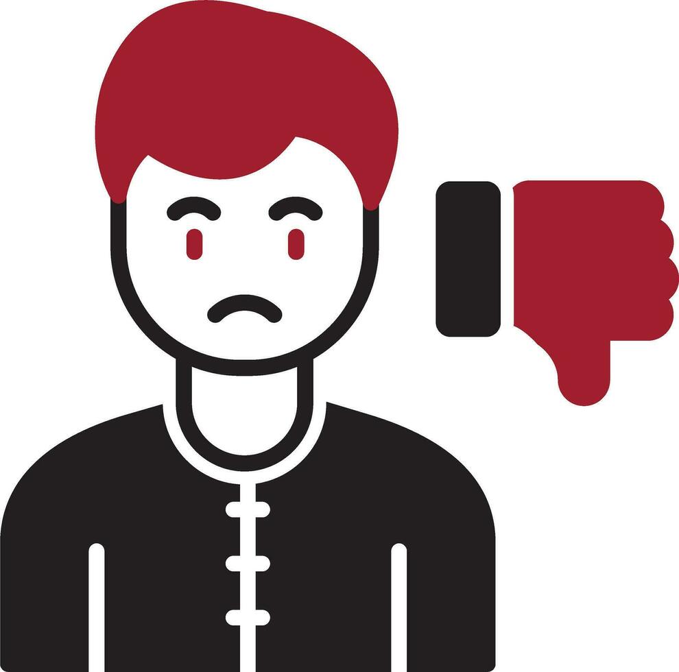 Dissatisfaction Vector Icon