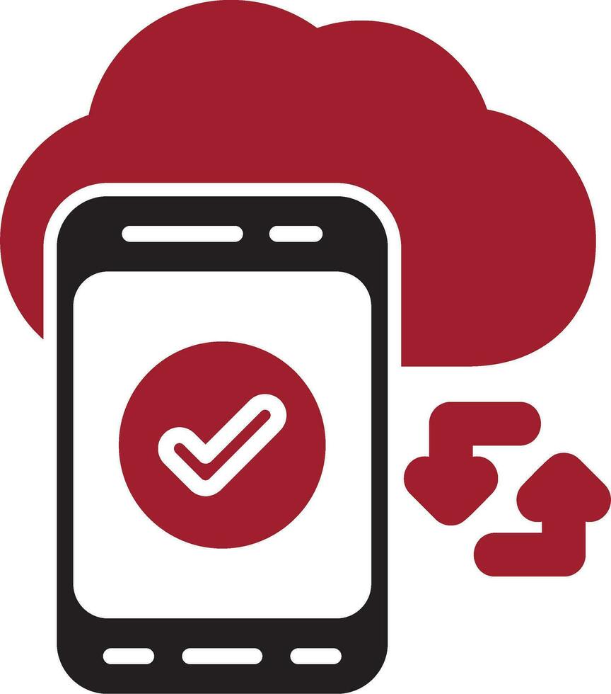 Cloud Sync Vector Icon