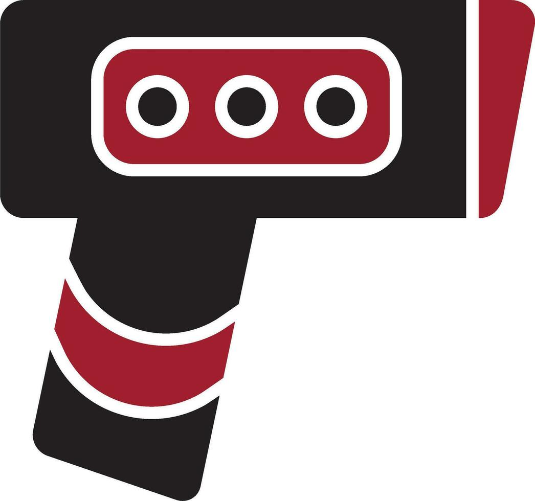 Thermometer Gun Vector Icon