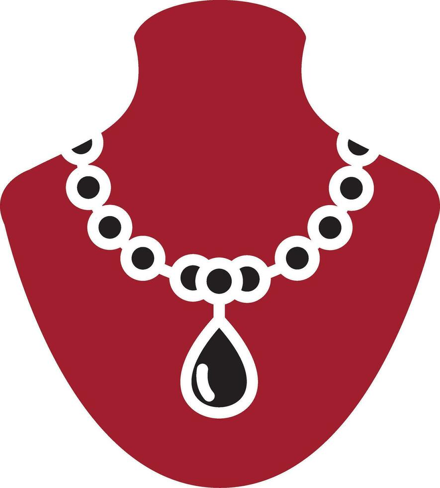 icono de vector de collar