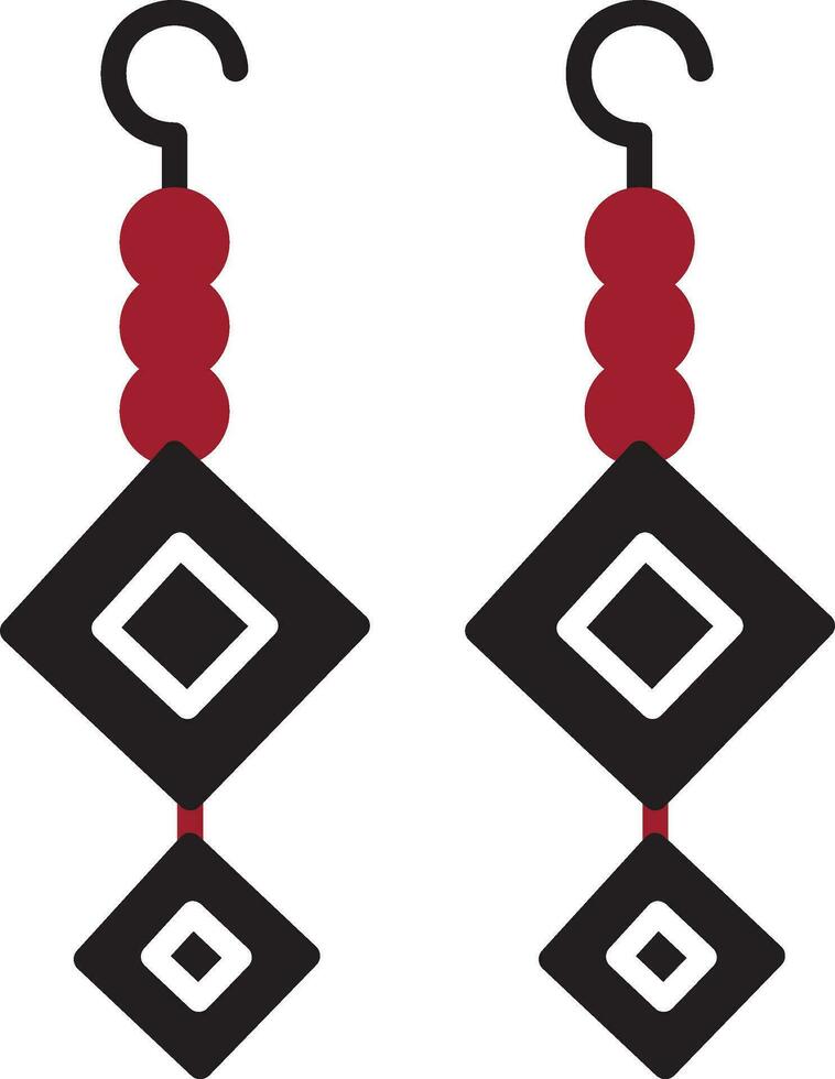 Earrings Vector Icon