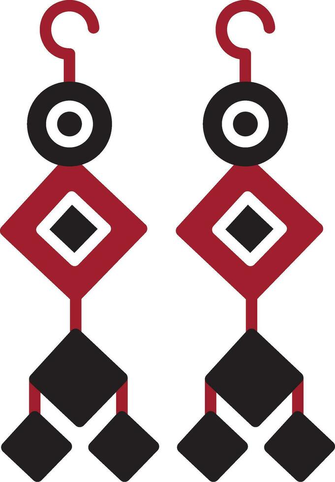 Earrings Vector Icon