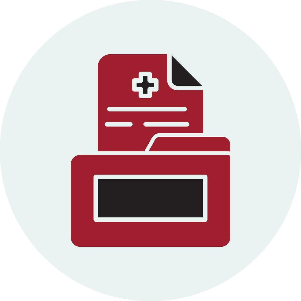 Medical File Vector Icon