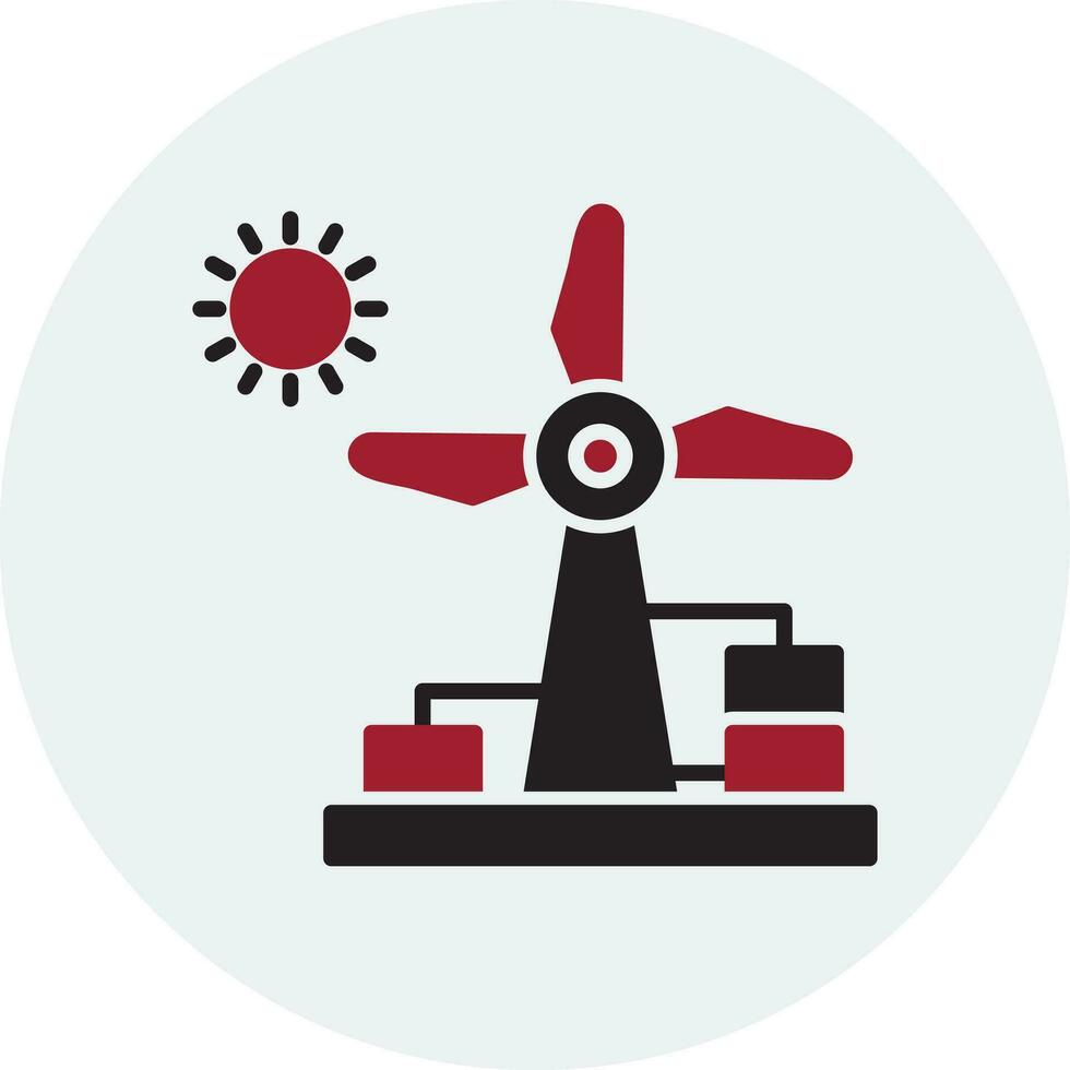 Wind Energy Vector Icon