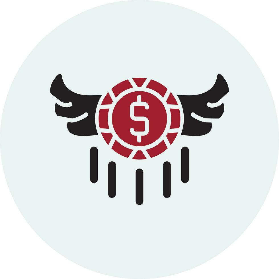 Flying Money Vector Icon