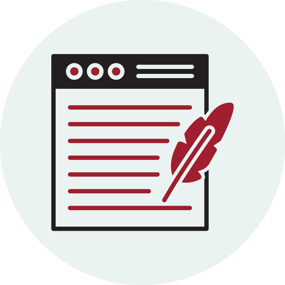 Feather Vector Icon