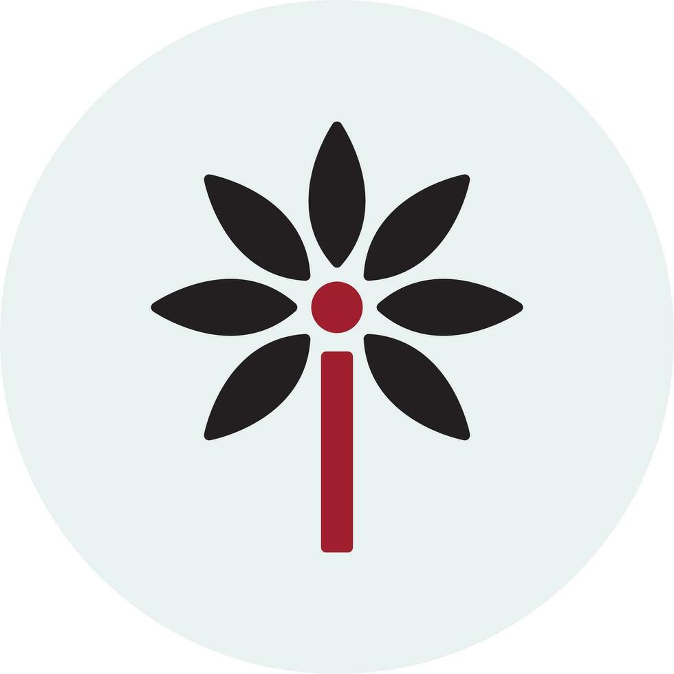 Schefflera Vector Icon