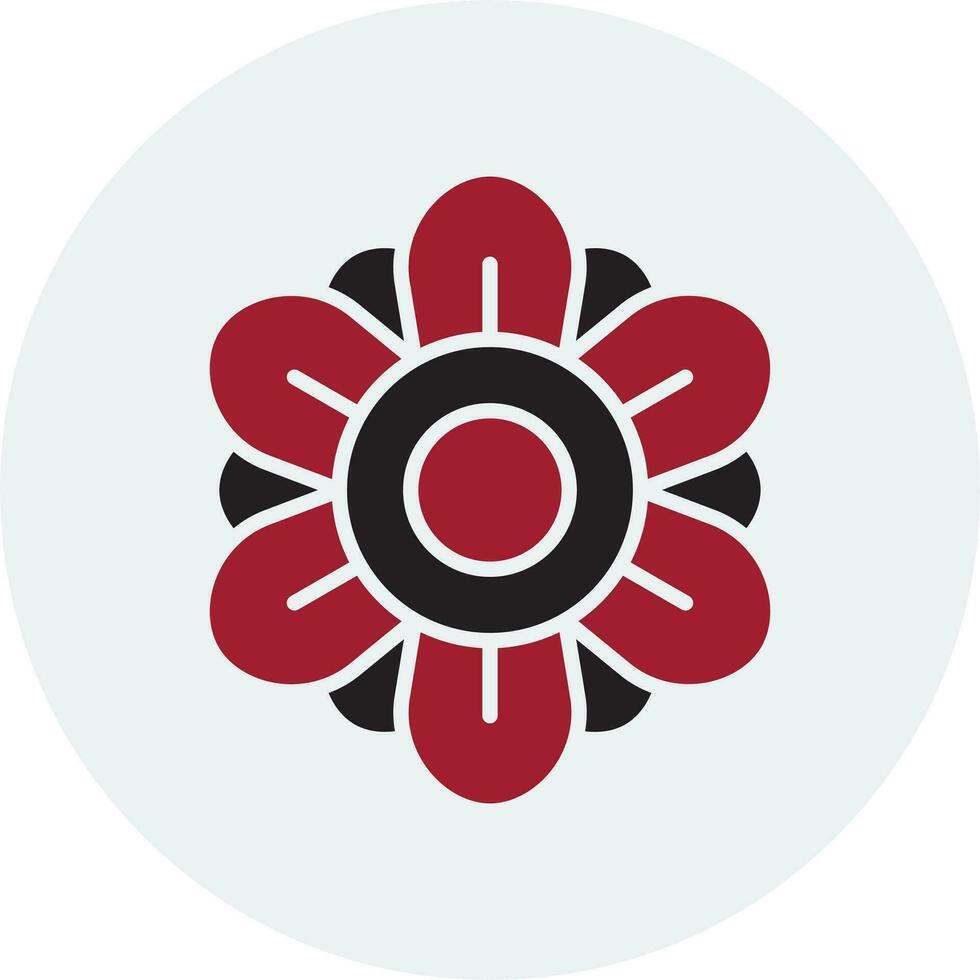 Dahlia Vector Icon