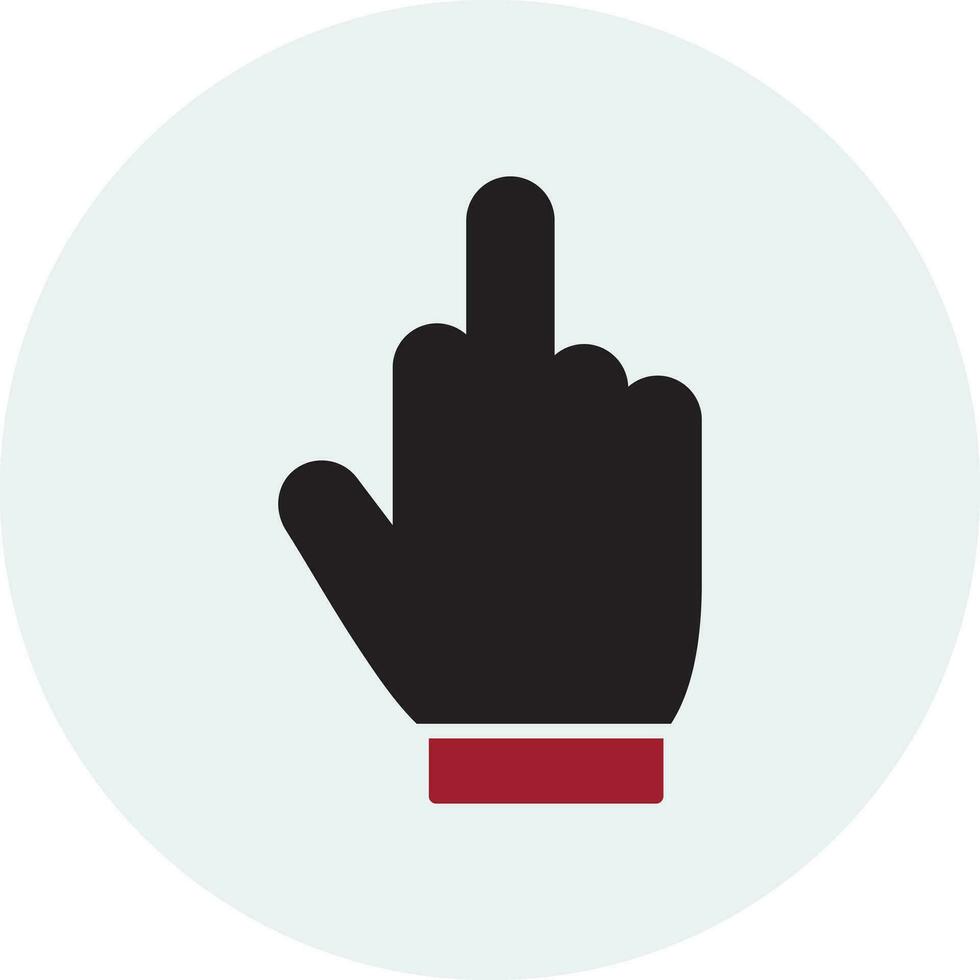 Middle Finger Vector Icon