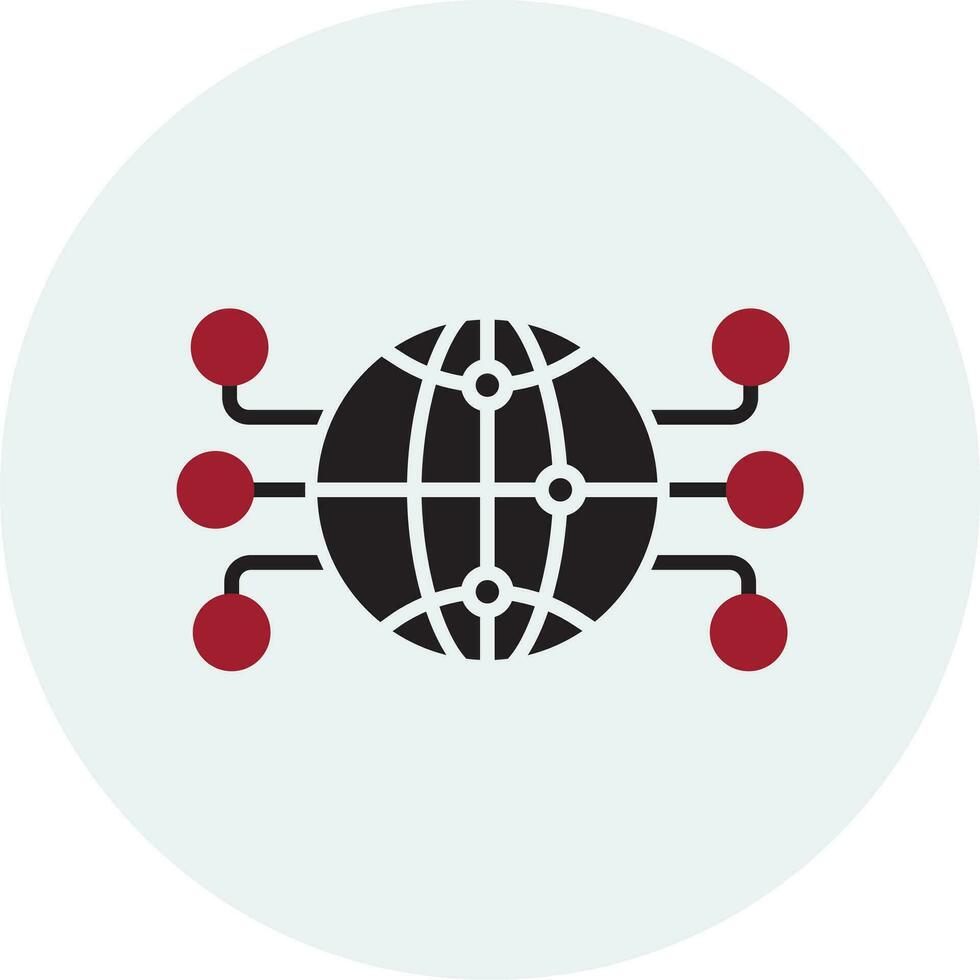 Global Network Vector Icon