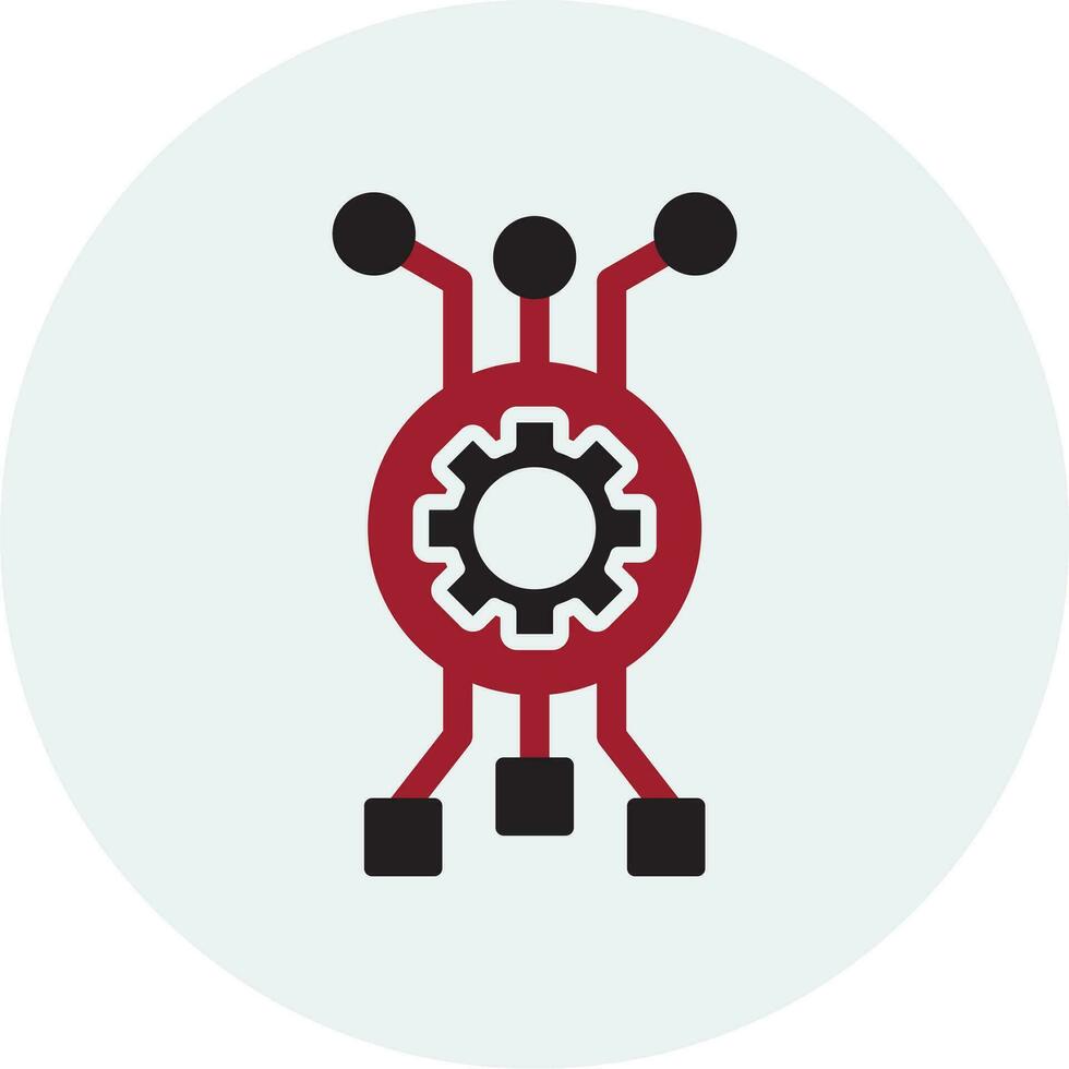 icono de vector de algoritmo