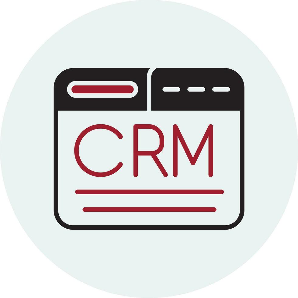 CRM Vector Icon