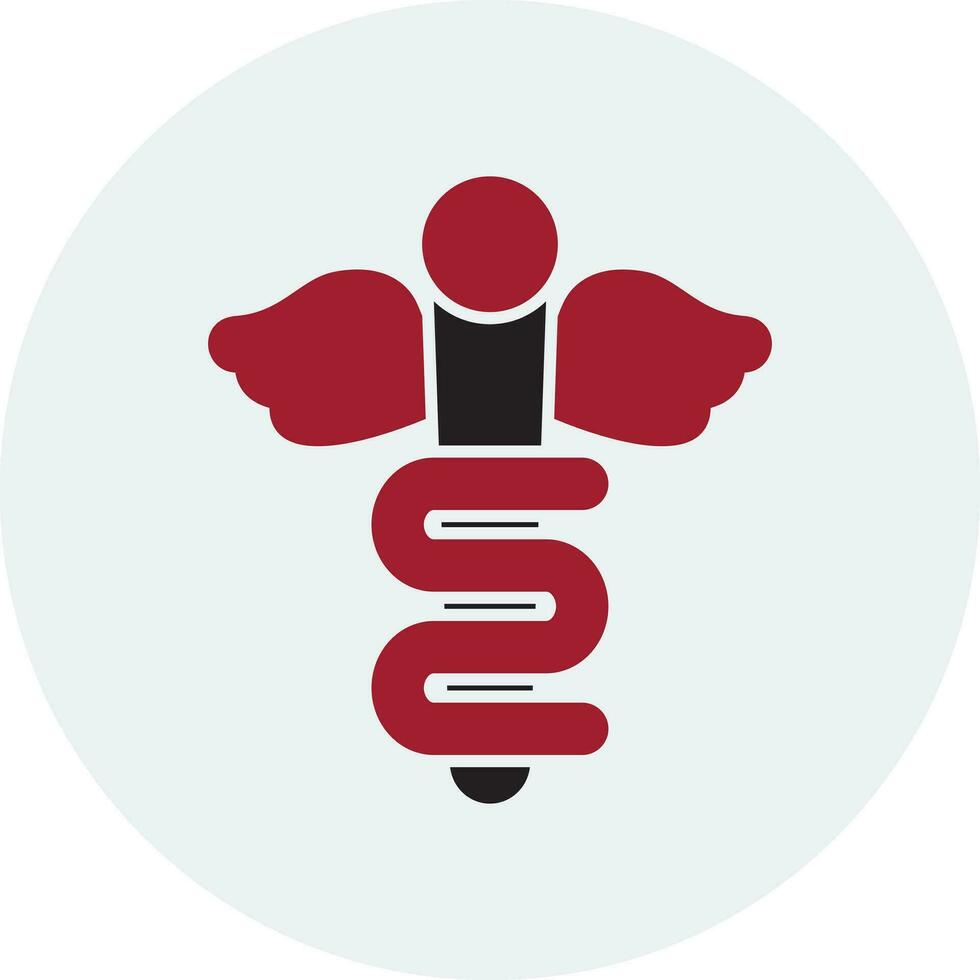 Rod Of Asclepius Vector Icon