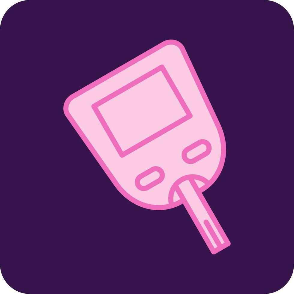 Glucose Meter Vector Icon