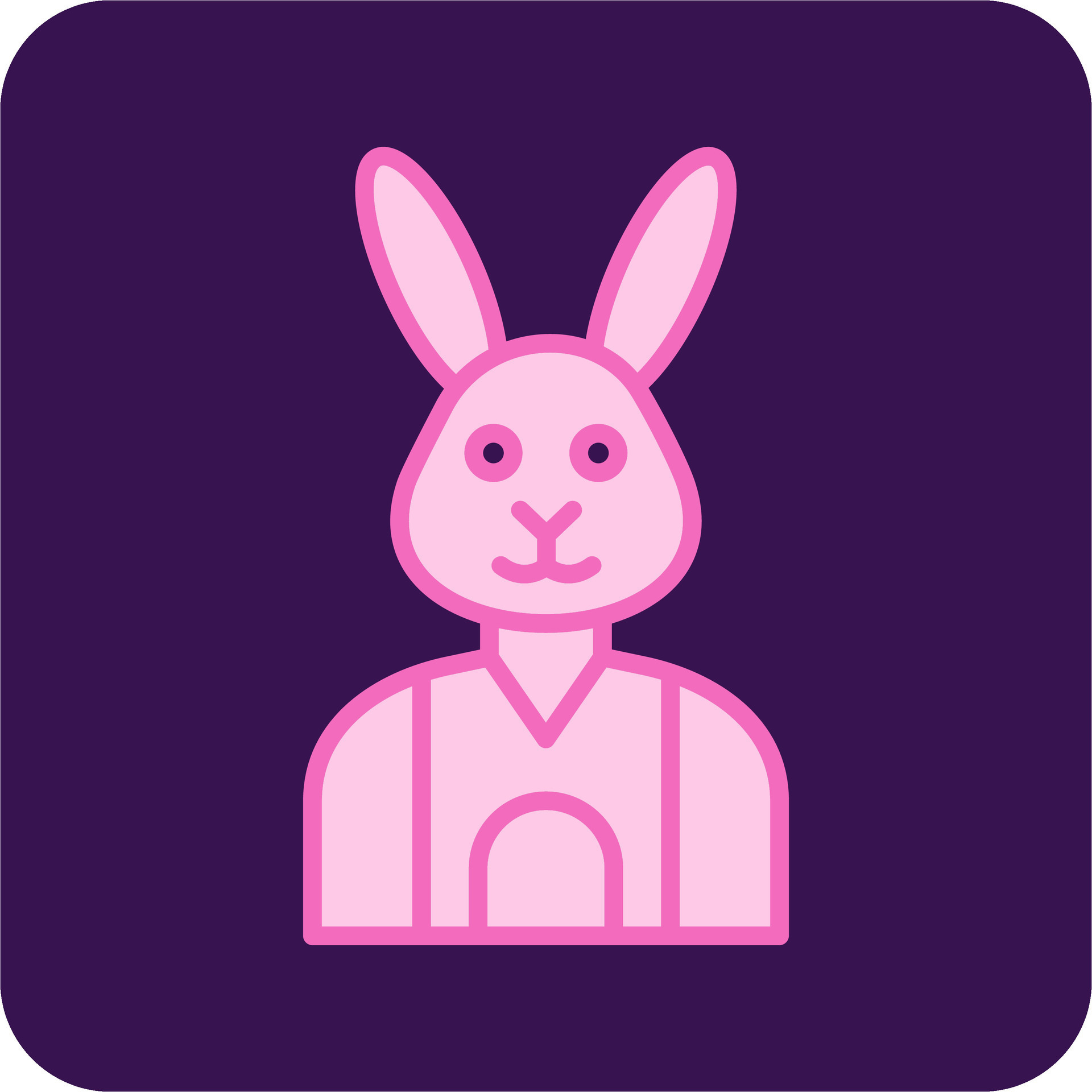 Rabbit Vector Icon 31806851 Vector Art at Vecteezy