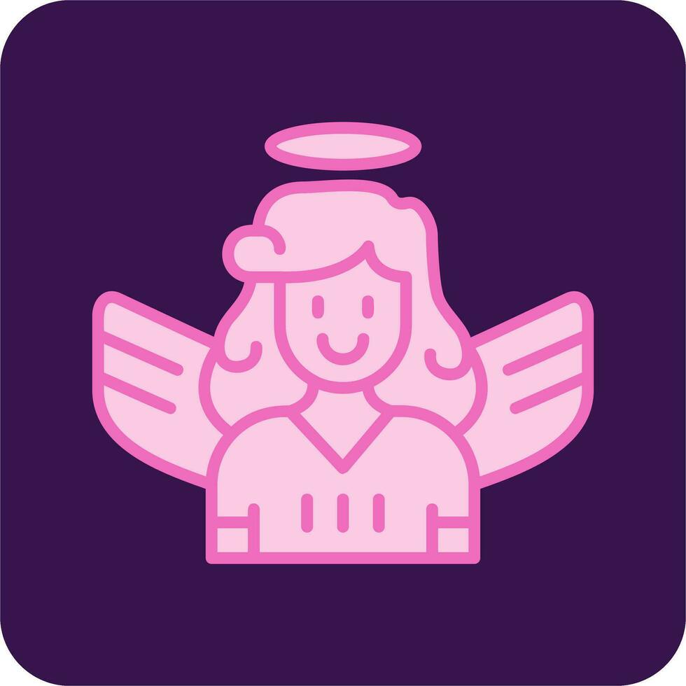 ángel vector icono