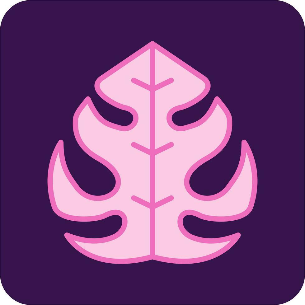 Philodendron Vector Icon