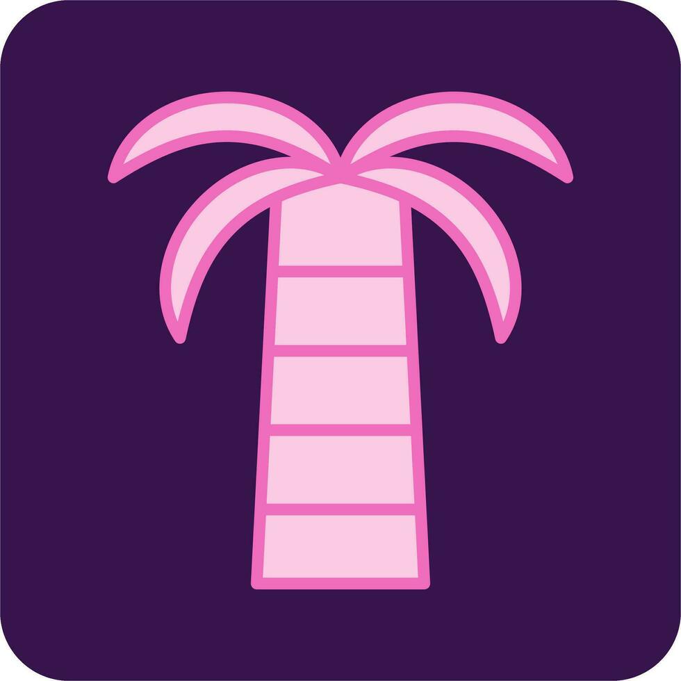 Coconut Palm Vector Icon
