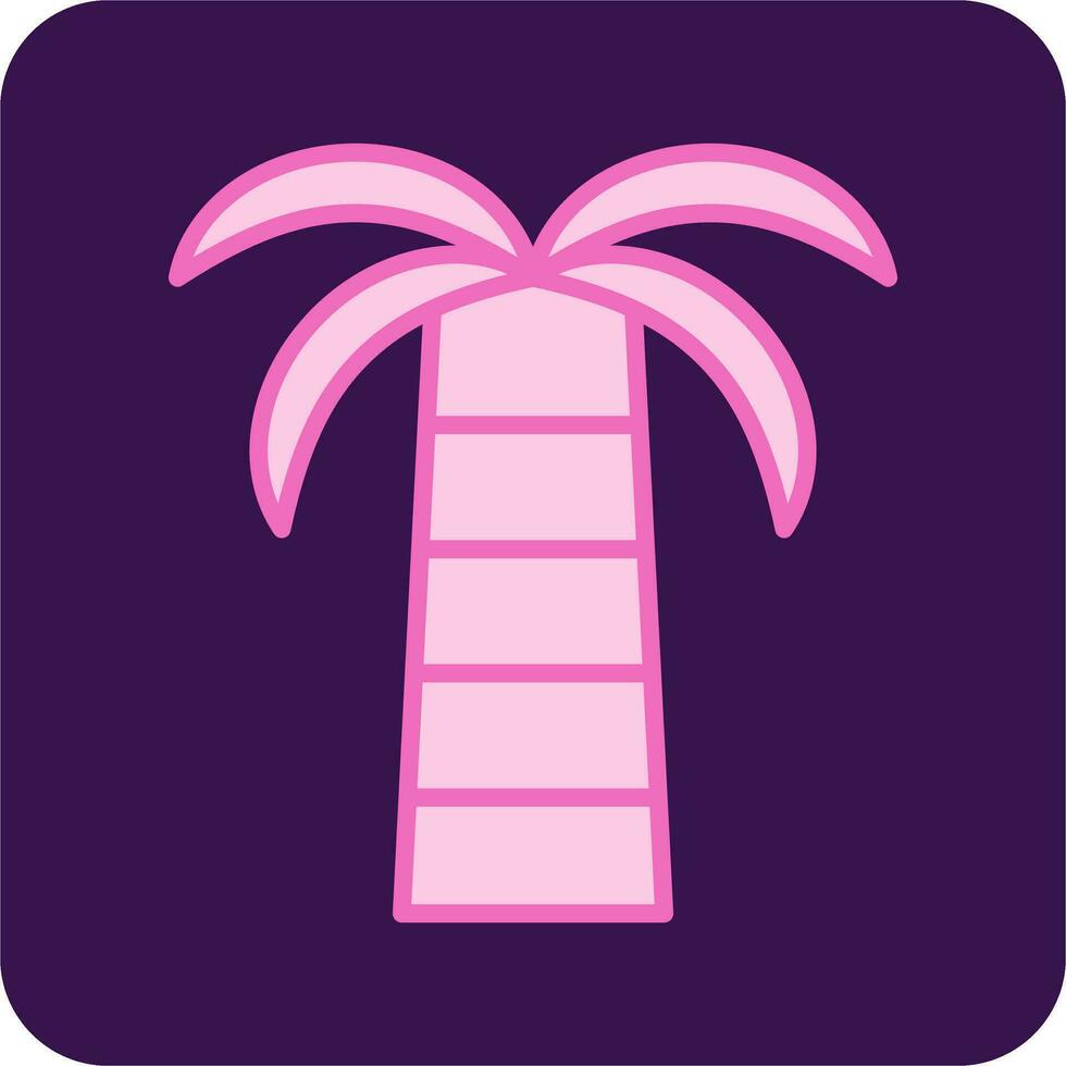 Coconut Palm Vector Icon