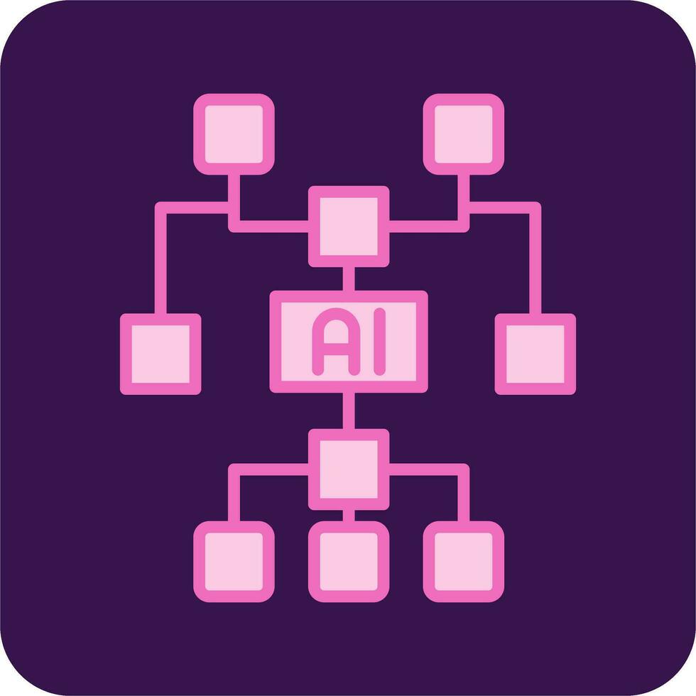 Artificial Intelligence Vector Icon
