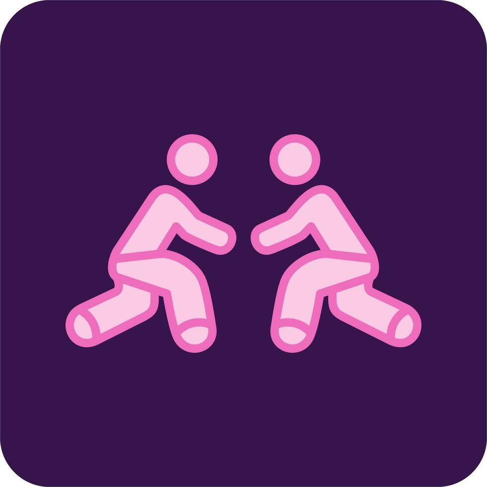 Wrestling Vector Icon