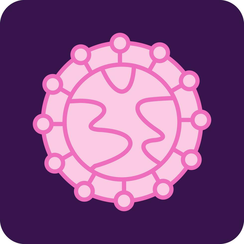 Global Network Vector Icon