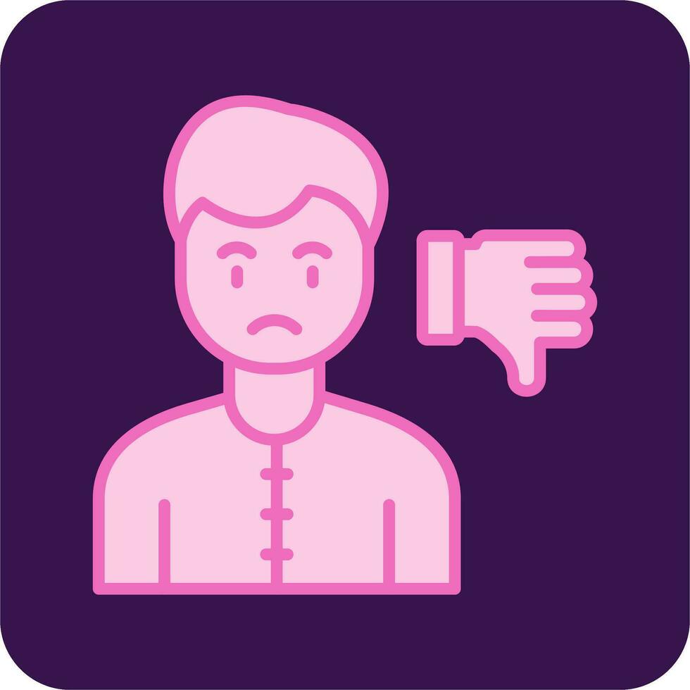 Dissatisfaction Vector Icon