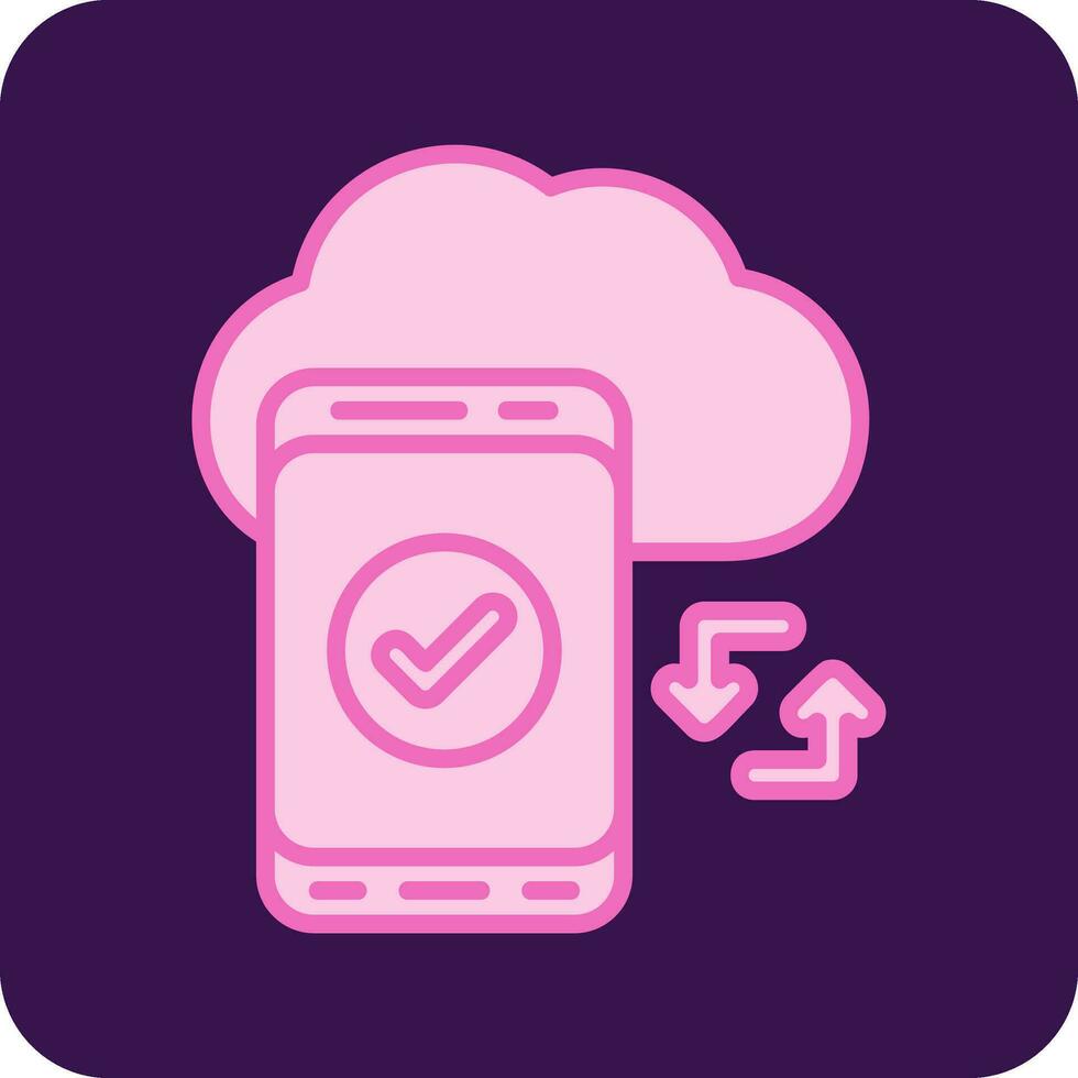 Cloud Sync Vector Icon