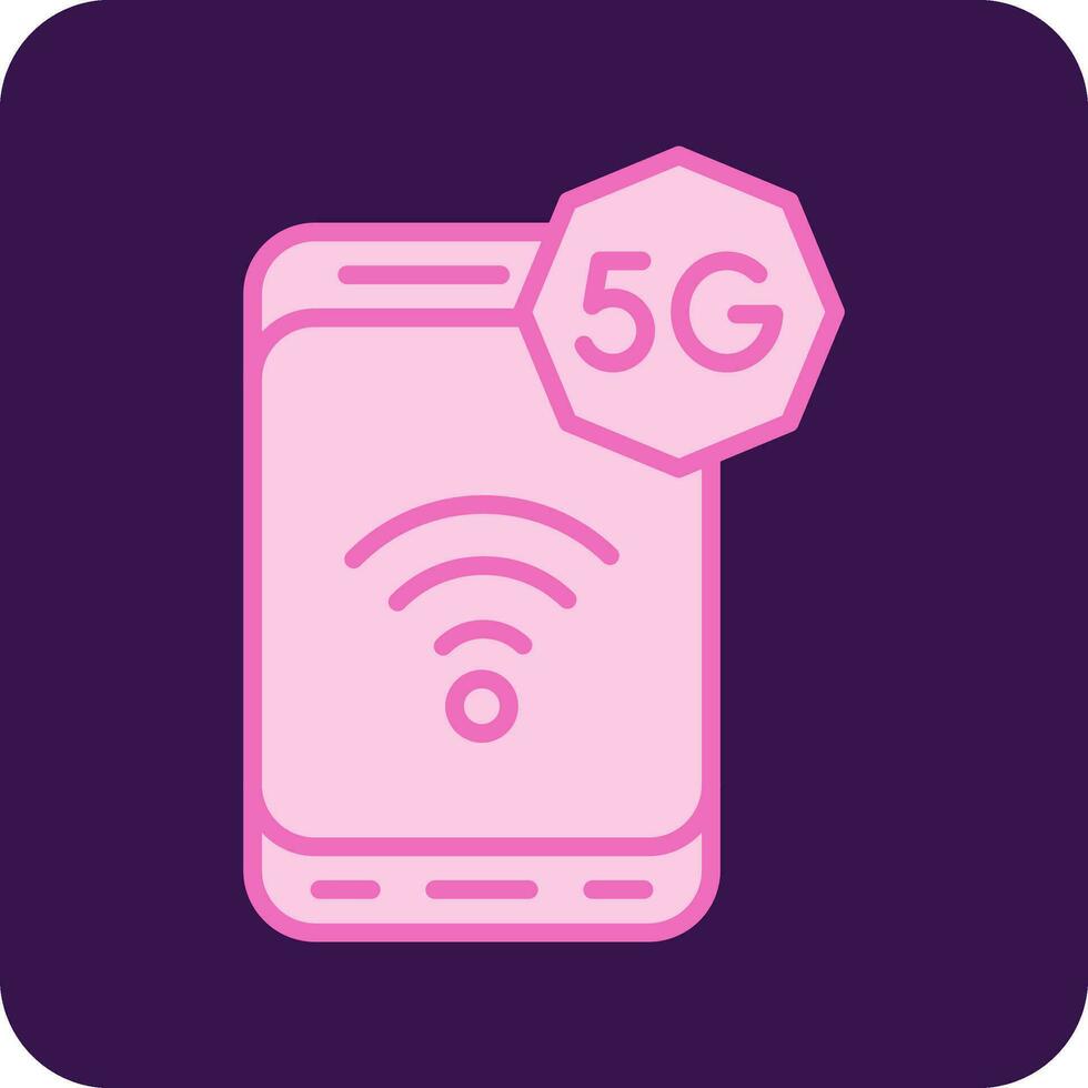 icono de vector de 5g